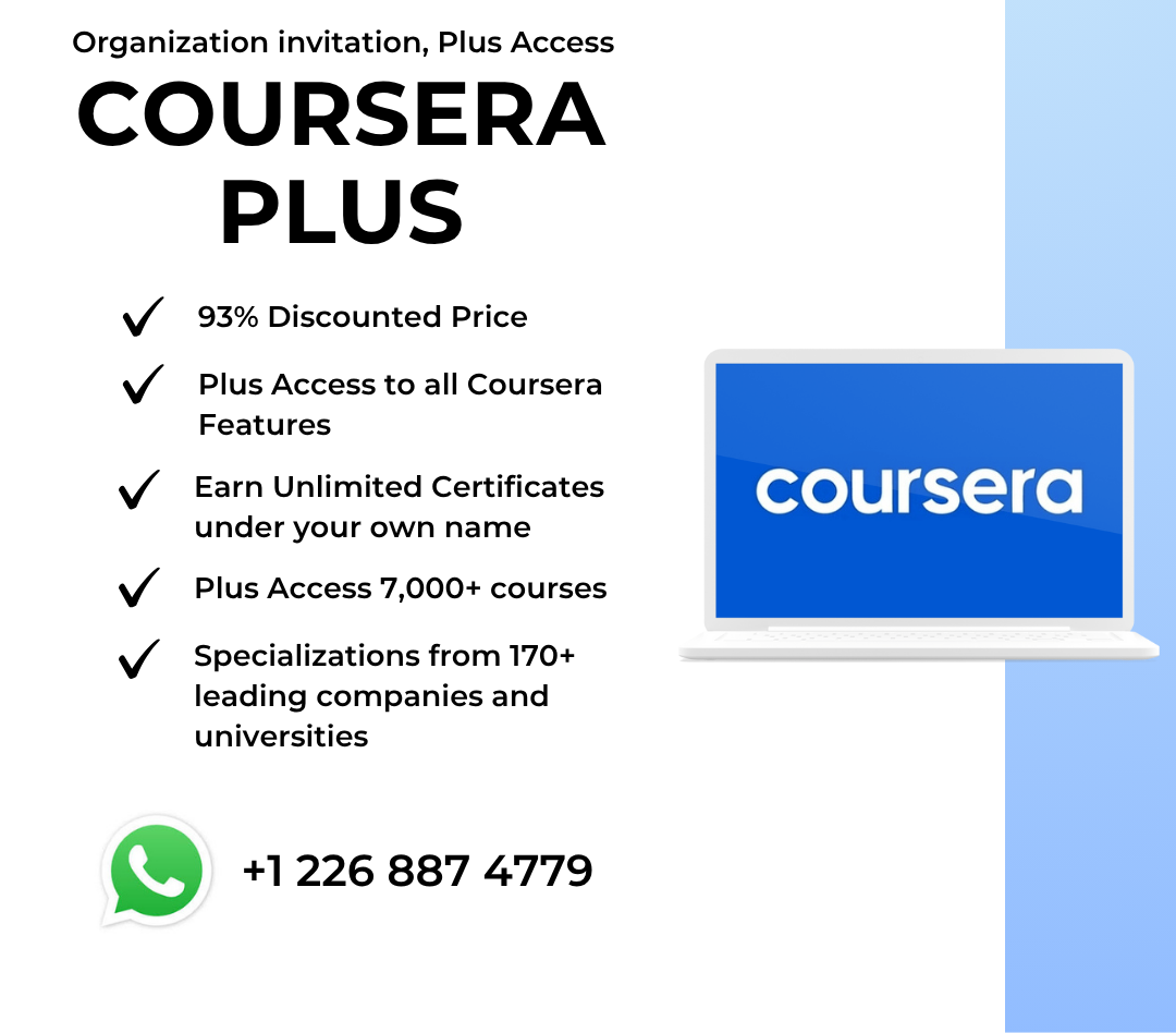Coursera Plus - Full Activation on Your Account