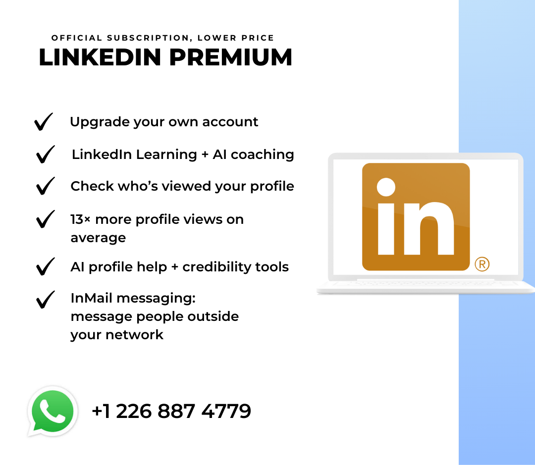 LinkedIn Premium - 2 Year Activation on Your Account