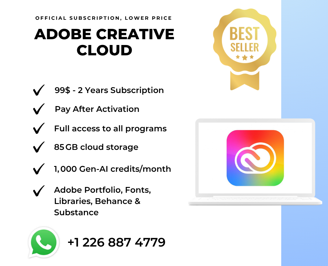Adobe Creative Cloud - 2 Year Full Pro Plan