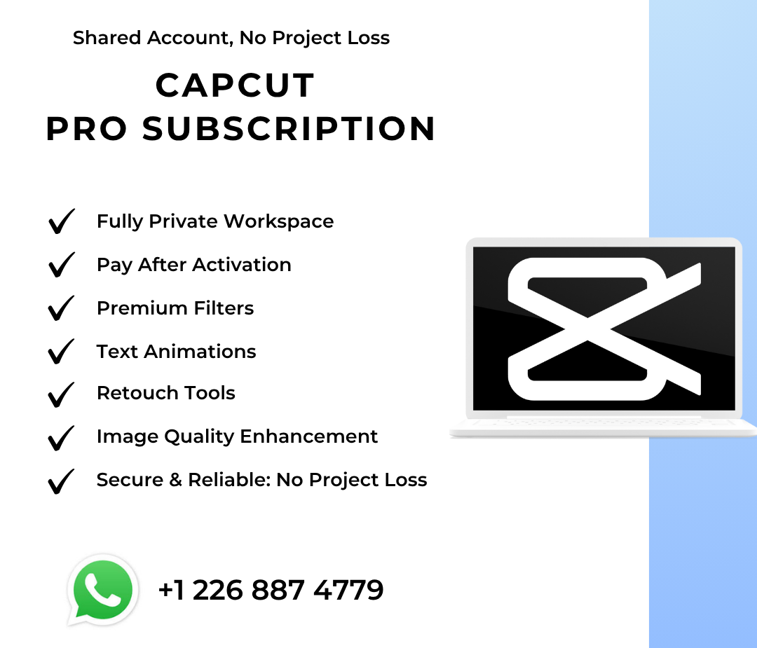Capcut Pro - Shared Account